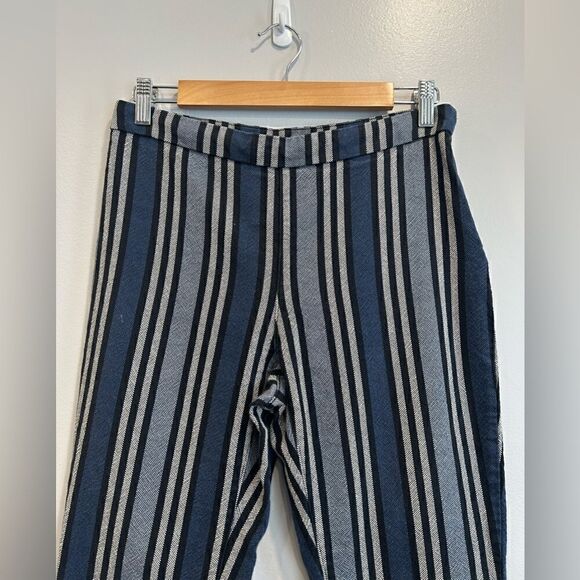 Free People Striped Straight Leg Pant - Picture 2 of 8